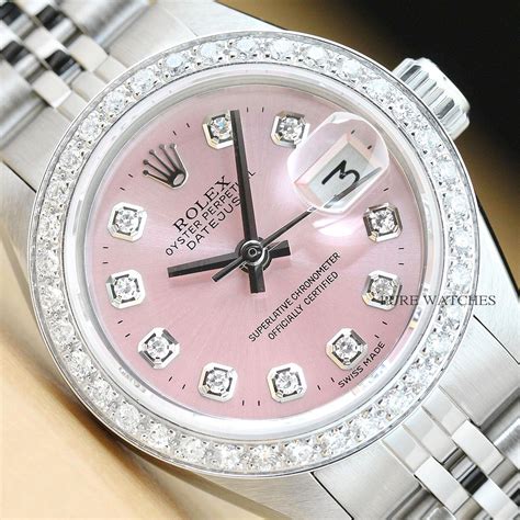 rolex gebraucht pink